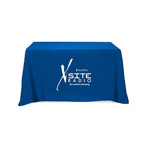 Flat 3-sided Table Cover - fits 4 foot standard table