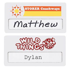 Atlanta Reusable Economy Name Badge (Standard Size 3" x 1-1/2")