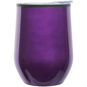 12 oz. Shelby Stemless Wine Glasses with Lid