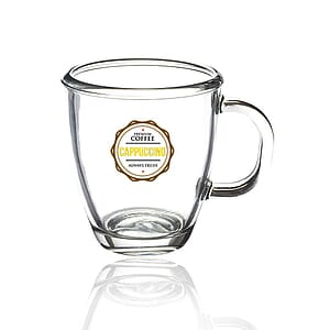 11 oz. London Glass Coffee Mugs