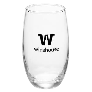 15 oz. Mikonos Clear Stemless Wine Glasses