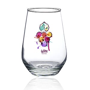 16 oz. Vaso Silicia Stemless Wine Glasses