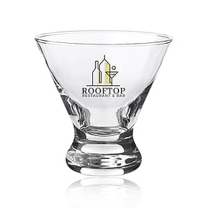 8.25 oz. Libbey Cosmopolitan Stemless Martini Glasses