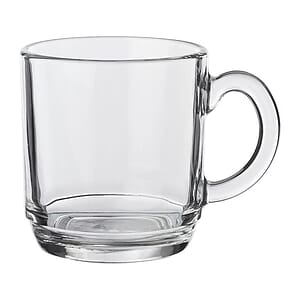 Nadir 10 oz. Aspen Glass Coffee Mugs
