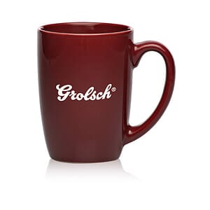 16 oz. Large Mocha Glossy Ceramic  Coffee Mugs