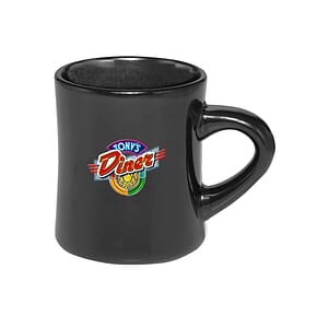 12 oz. Thick Grip Glossy Ceramic Diner Mugs