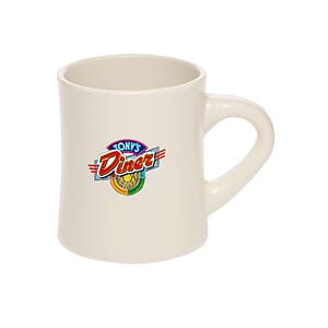 12 oz. Thick Grip Glossy Ceramic Diner Mugs