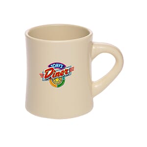 12 oz. Thick Grip Glossy Ceramic Diner Mugs