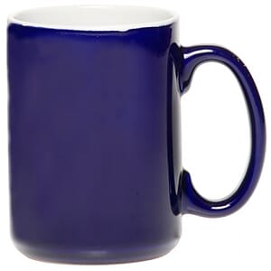 15 oz. El Grande Two Tone Glossy Coffee Mugs