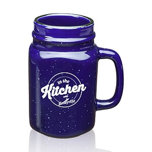 16 oz. Savannah Speckle Ceramic Mason Jars