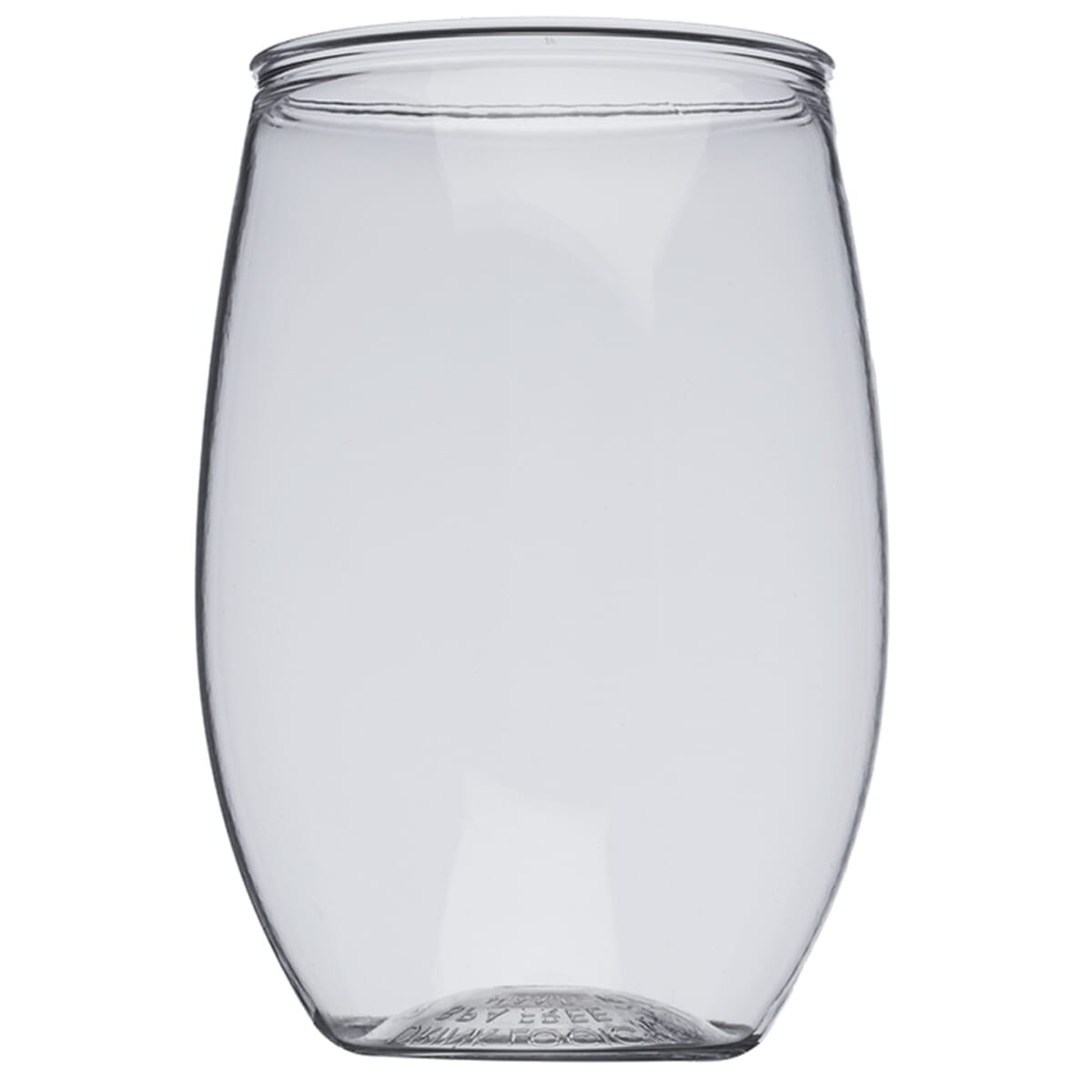 16 oz. Plastic Stemless Wine Glasses 