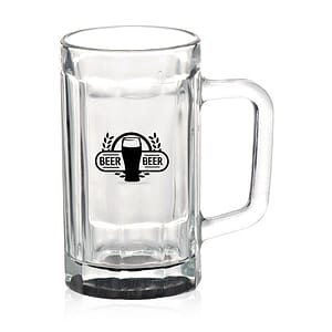 15 oz. Sports Fan Glass Beer Mugs