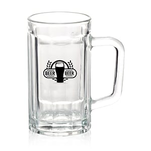 15 oz. Sports Fan Glass Beer Mugs