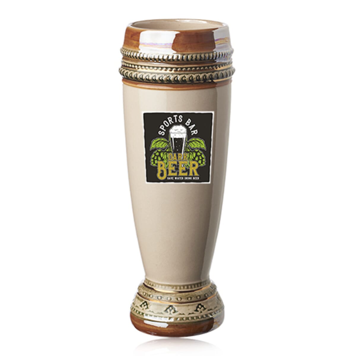 15 oz. Bremen Ceramic Pilsner Glass