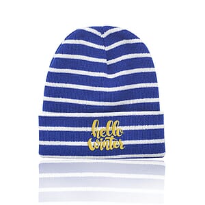 Caribou Striped Knitted Beanies