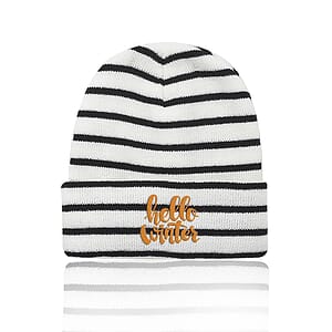 Caribou Striped Knitted Beanies