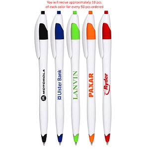 Derby Ballpoint Pens in Assorted Colors