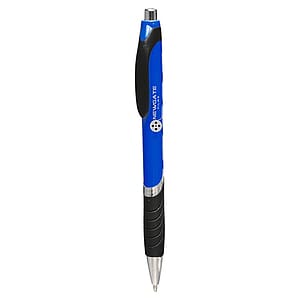 Bright Colors Rubber Grip Ballpoint Pens