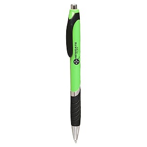 Bright Colors Rubber Grip Ballpoint Pens