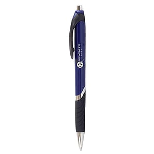 Bright Colors Rubber Grip Ballpoint Pens
