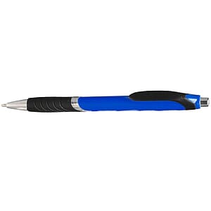 Bright Colors Rubber Grip Ballpoint Pens