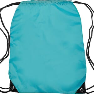 Black Trim Drawstring Bags