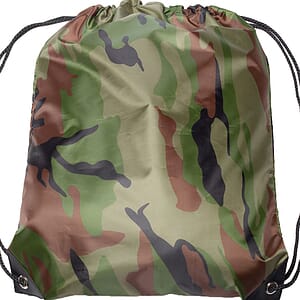 Black Trim Drawstring Bags