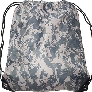 Black Trim Drawstring Bags