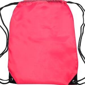 Black Trim Drawstring Bags