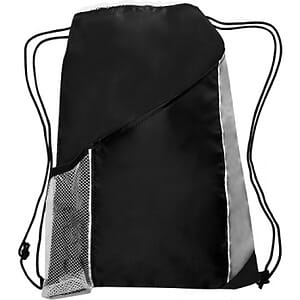 Side Mesh Pockets Drawstring Backpacks
