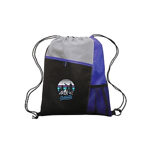 Mesh Pocket Drawstring Backpacks