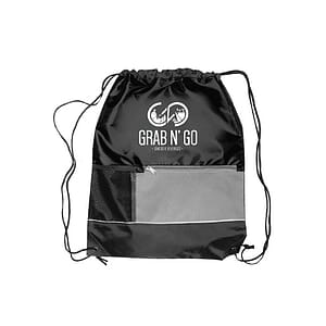 Front Pocket Drawstring Backpacks