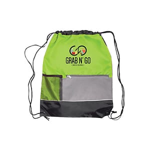 Front Pocket Drawstring Backpacks