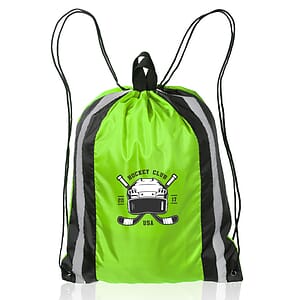 Large Reflector Drawstring Backpacks