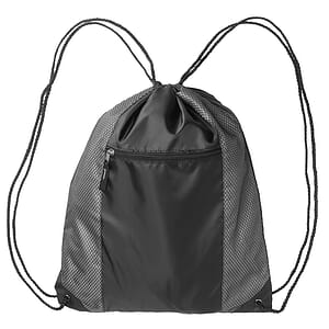 Zipper Pocket Drawstring Bags