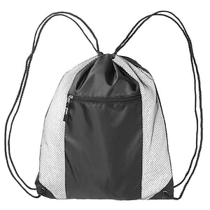 Zipper Pocket Drawstring Bags