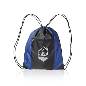 Zipper Pocket Drawstring Bags