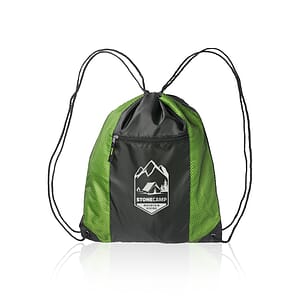 Zipper Pocket Drawstring Bags
