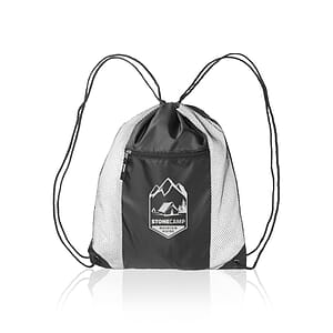 Zipper Pocket Drawstring Bags
