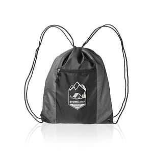 Zipper Pocket Drawstring Bags