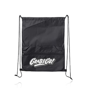 Augusta Drawstring Backpacks with Front Pocket