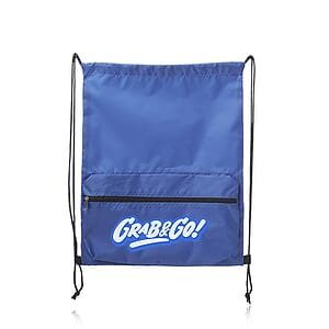 Augusta Drawstring Backpacks with Front Pocket