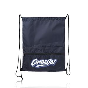 Augusta Drawstring Backpacks with Front Pocket