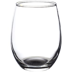 9 oz. ARC Stemless Etched Wine Glasses