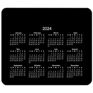 Horizontal Calendar Mouse Pads