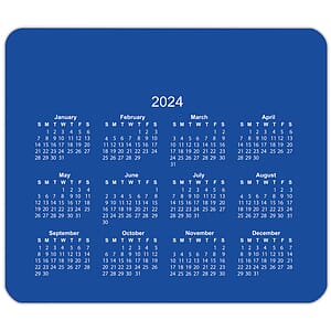 Horizontal Calendar Mouse Pads