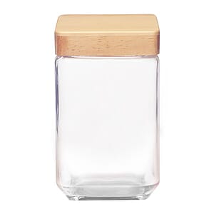54 oz. Glass Candy Jars with Wooden Lid