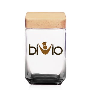 54 oz. Glass Candy Jars with Wooden Lid