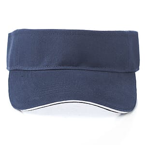 Solid Color Brushed Cotton Sandwich Visors