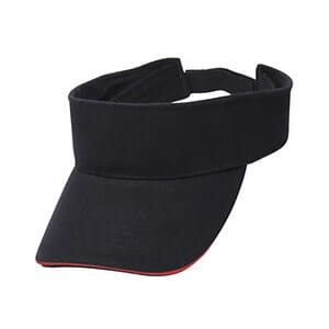 Solid Color Brushed Cotton Sandwich Visors